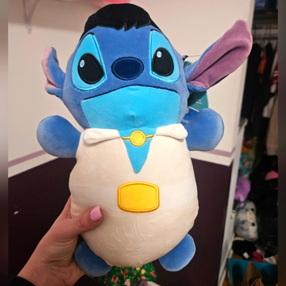 NWT Squishmallows Hug Mee Stitch as Elvis Disney 10" Plush Toy